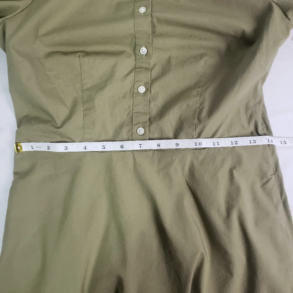 J. Crew Button Down Cotton Minimalist Dress